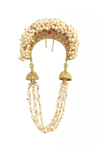Gold plated traditional juda pin head jewellery