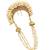 Gold plated traditional juda pin head jewellery