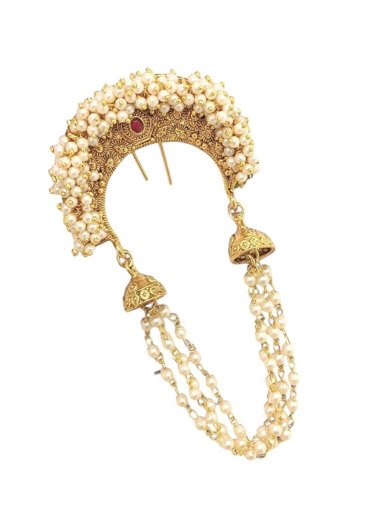 Gold plated traditional juda pin head jewellery