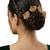 Set of 6 gold plated peacock design u pin head jewellery