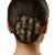 Set of 6 green lotus meenakari u pin head jewellery