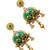 Green heritage rajwadi earrings