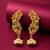 Peacock design ear cuff earrings