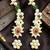 Maharashtrian style ear cuff with stud earrings