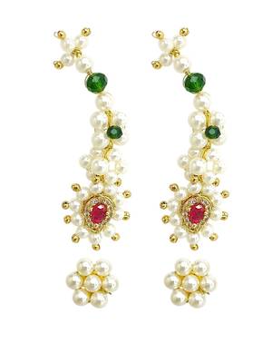 Maharashtrian style ear cuff with stud earrings 2