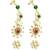 Maharashtrian style ear cuff with stud earrings