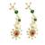 Maharashtrian style ear cuff with stud earrings