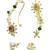 Maharashtrian style ear cuff with stud earrings