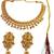 Gold plated elegant necklace set