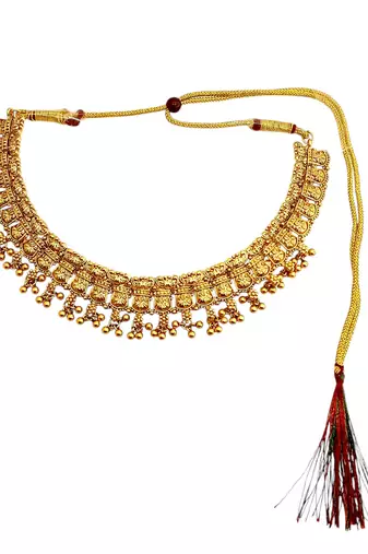 Gold plated elegant necklace set