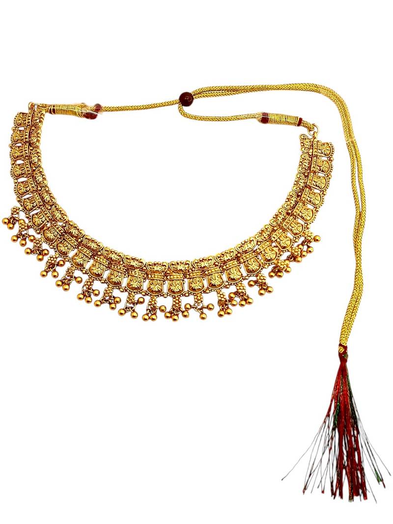 Gold plated elegant necklace set