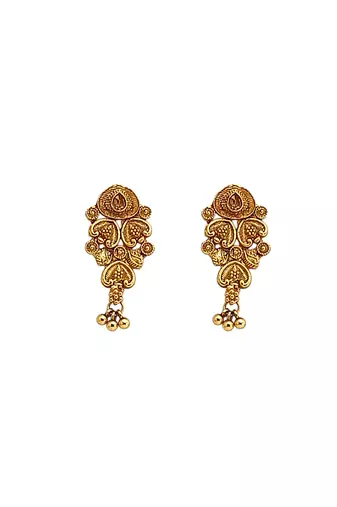Gold plated filigree necklace set