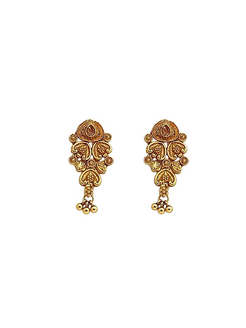 Gold plated filigree necklace set