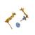 Gold plated filigree necklace set