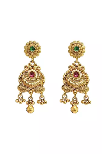 Gold plated heritage jaipuri choker set
