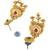 Gold plated heritage jaipuri choker set