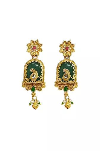Gold plated bird motif heritage choker set