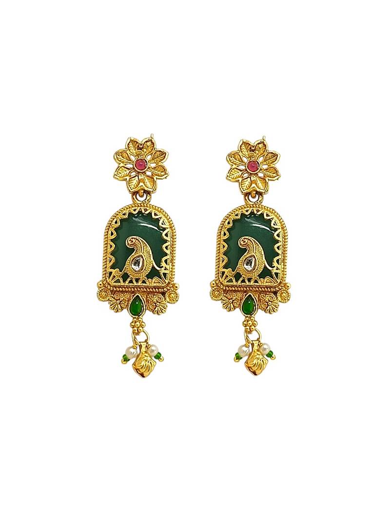 Gold plated bird motif heritage choker set