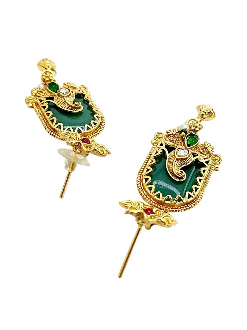 Gold plated bird motif heritage choker set