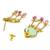 Jaipuri pink green heritage dangling choker set