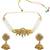 Gold plated elegant beaded choker set