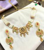 Ornate elephant heritage bridal choker set