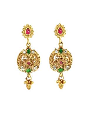 Ornate elephant heritage bridal choker set 4