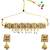 Gold plated kundan rajasthani choker necklace set