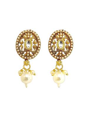 Kundan multistrand beaded choker set 4