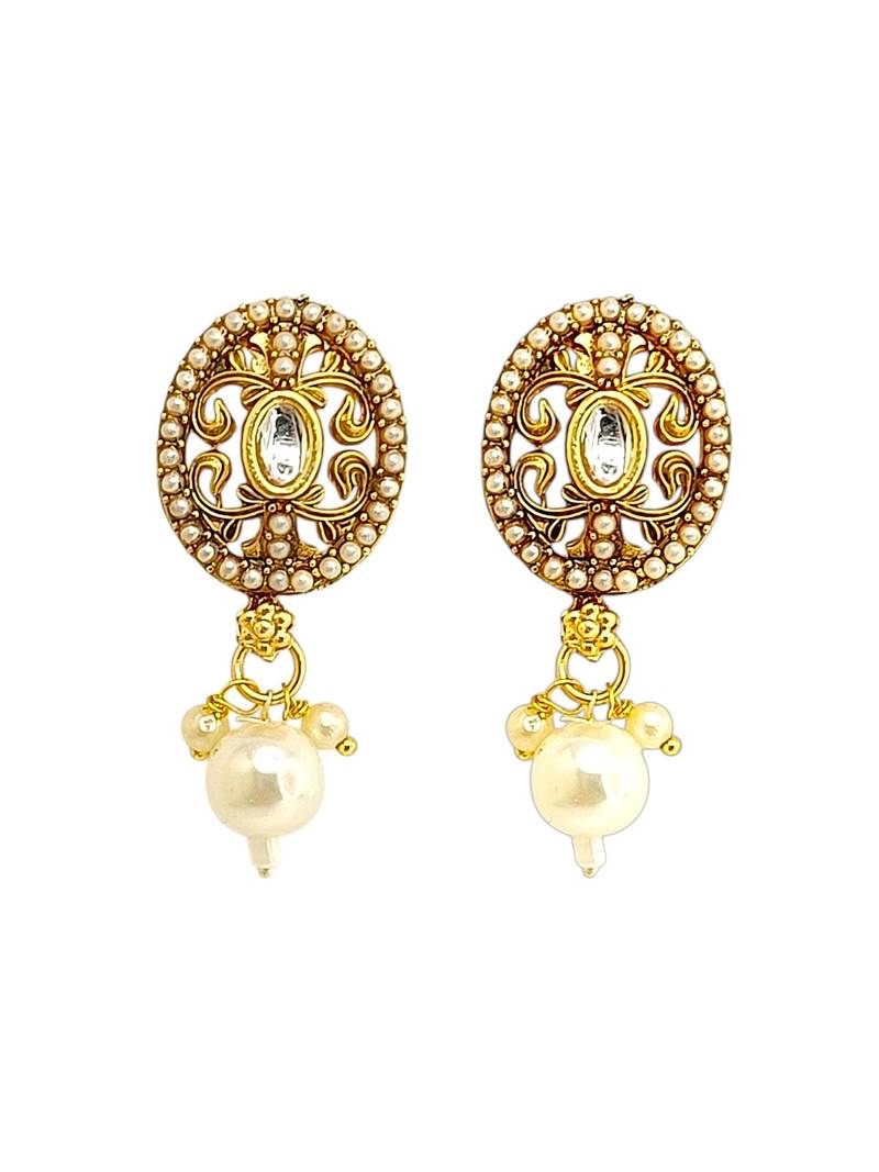 Kundan multistrand beaded choker set