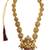 Gold plated temple style long necklace set