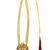 Gold plated temple design matar mala necklace set