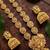 Gold plated temple style long necklace set