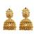 Gold plated temple style long necklace set