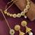 Gold plated cz classic choker set