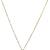 Gold plated cz heart pendant with chain