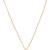 Gold plated cz leaf pendant with chain