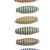 Set of 6 multicolor embellished safety saree pin