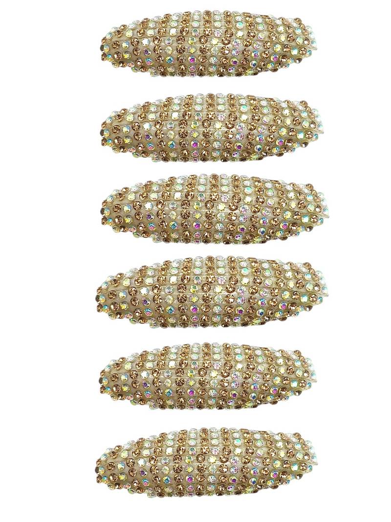 Set of 6 embellished safety saree pin