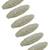 Set of 6 silver cz embellished safety saree pin