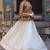 Gold zari & sequins embroidered work georgette Skirt suit set
