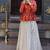 Fanta zari & sequins embroidered work georgette Skirt suit set