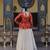 Fanta zari & sequins embroidered work georgette Skirt suit set