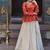 Fanta zari & sequins embroidered work georgette Skirt suit set