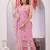 Onion siroski work rangoli straight cut dress material unstitched