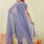 Grey siroski work crunchy straight cut dress material unstitched