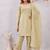 Pista siroski work crunchy straight cut dress material unstitched