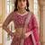 RANI PINK COLOUR Sequins & Cording Embroidered Butterfly Net Lehenga Choli Set
