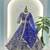 BLUE COLOUR Sequins & Cording Embroidered Butterfly Net Lehenga Choli Set