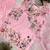 Pink crape silk sequin embroidery salwar suit set